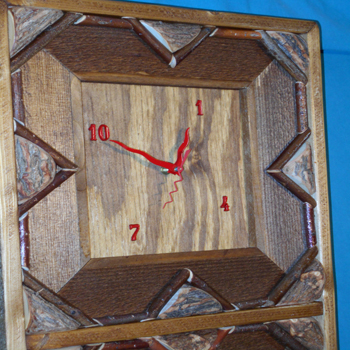 one of a kind clocks, unique clocks, western handmade clocks