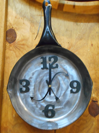 one of a kind clocks, unique clocks, western handmade clocks