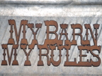 My Barn My Rules